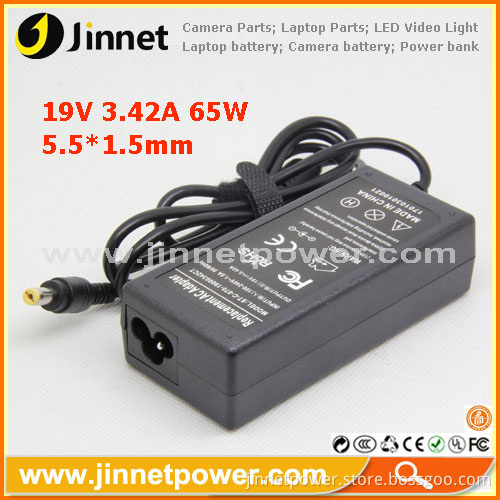 19v 3.42a 65w Replacement Laptop Charger Adapter For Acer Notebooks 